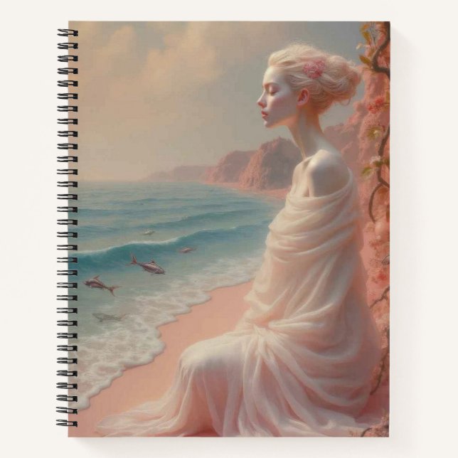 Carnet Femme éthérée sur Dreamy Beach (Devant)