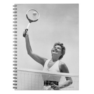 Carnet Femme jouant au tennis 2