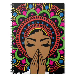 Carnet femme noire mélanine sista argent vert envie reine