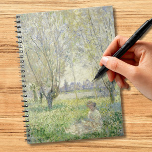 Carnet Femme sous les saules, Monet 1880