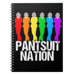 Carnet Femmes d'arc-en-ciel de nation de Pantsuit