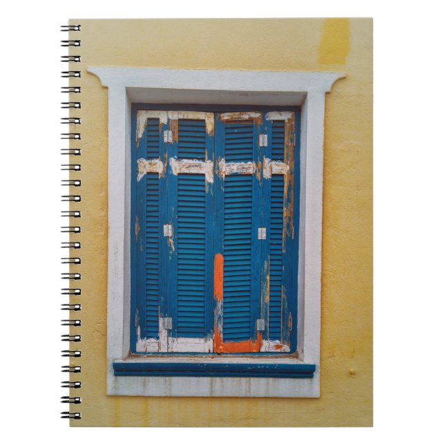 CARNET FENÊTRE BLEU (Devant)