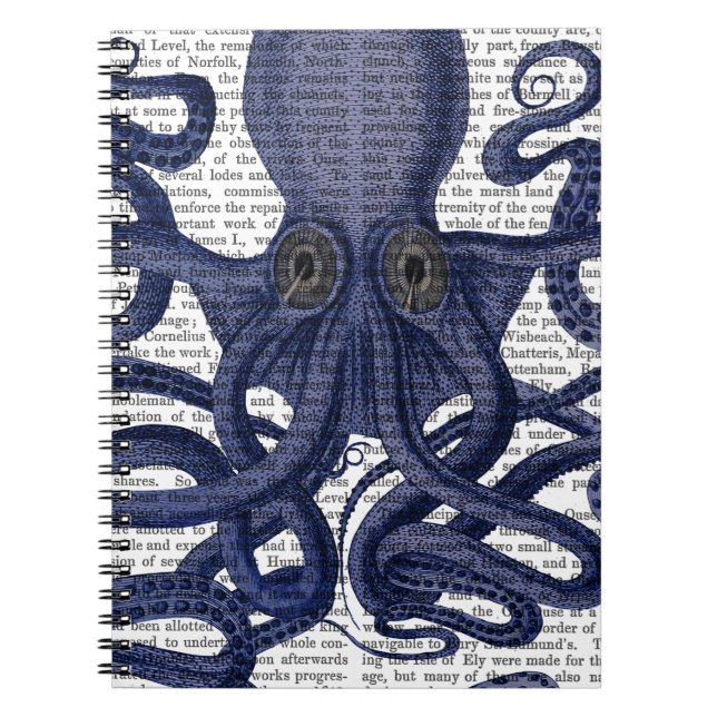Carnet Fermer octopus (Devant)