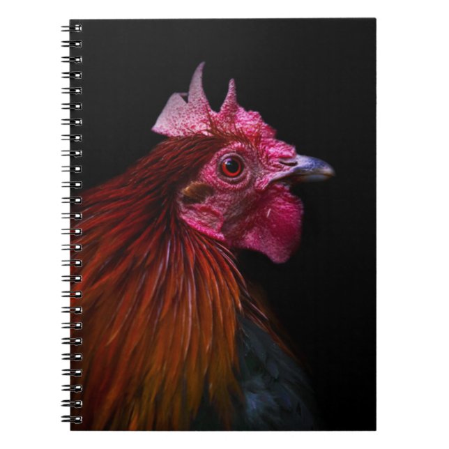 Carnet Fermes | Tête de coq (Devant)