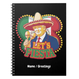 Carnet Festive de Fiesta Funny Trump Cinco De Mayo