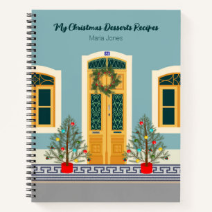 Carnet Fête de Noël Portugais Maison