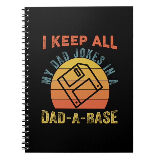 Carnet Fête des pères Je Garde Tous Mon Père Blagues (Devant)