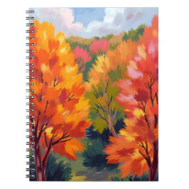 Carnet Feuillage d'automne | Aquarelle de feuilles d'auto
