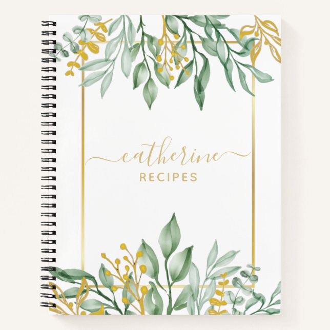 Carnet Feuille Blank own Cookbook Recette à écrire dans (Devant)