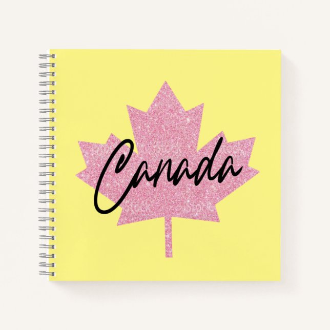 Carnet Feuille d'érable du Canada (Devant)