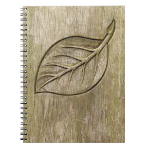 Carnet Feuille gravée