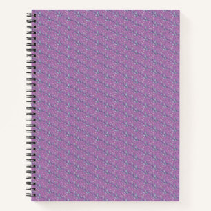 Carnet Feuilles bleu et violet