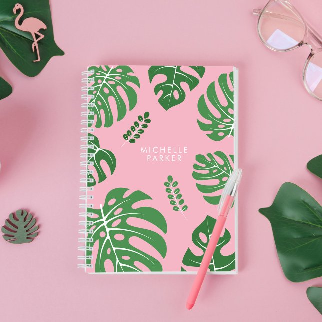 Carnet Feuilles branchés Monstera Palm (Créateur téléchargé)