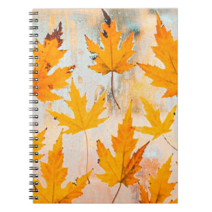 Carnet Feuilles JAUNES