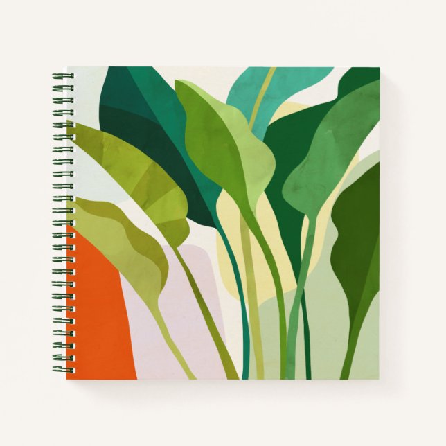 Carnet Feuilles tropicaux (Devant)