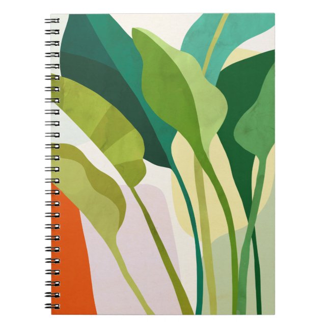 Carnet Feuilles tropicaux (Devant)