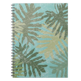 Carnet Feuilles tropicaux défraîchis