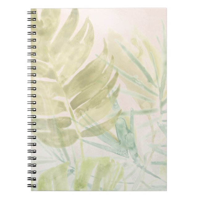 Carnet Feuilles tropicaux muets (Devant)