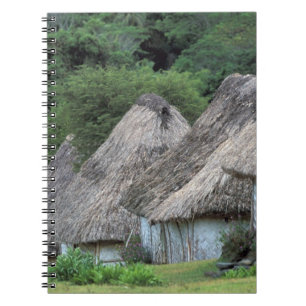 Carnet Fidji, Viti, huttes traditionnelles.