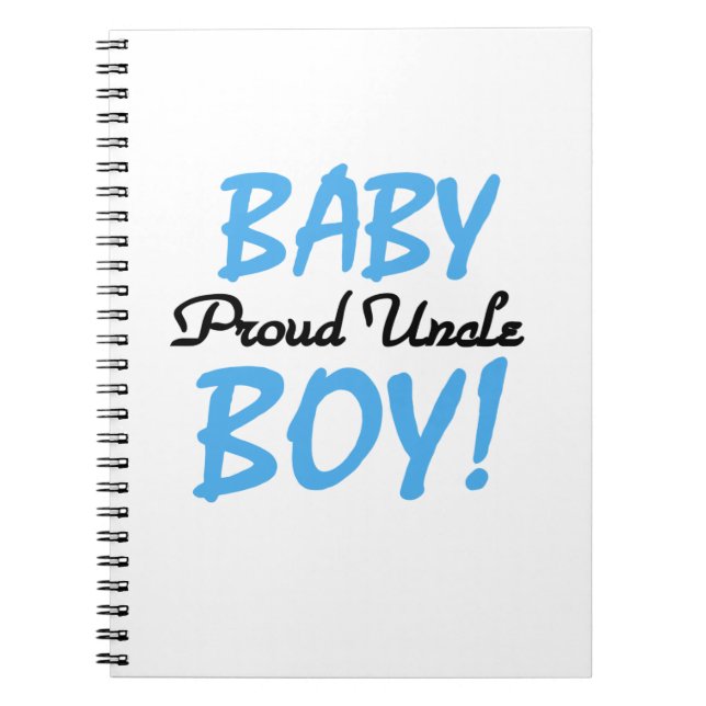 Carnet Fier Oncle Baby Boy Cadeaux (Devant)