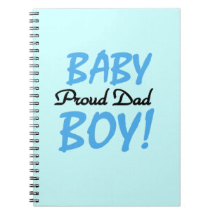 Carnet Fier papa bébé cadeaux de garçon