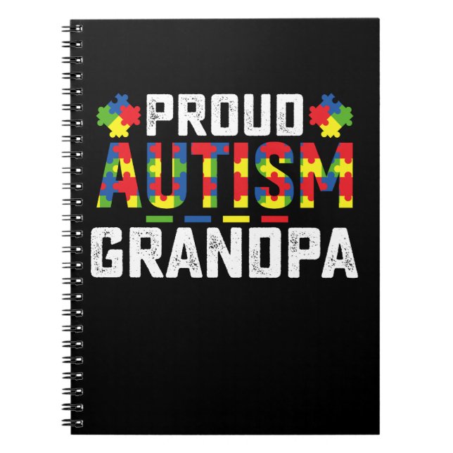 Carnet Fière Autisme Grandpa Sensibilisation Famille Auti (Devant)