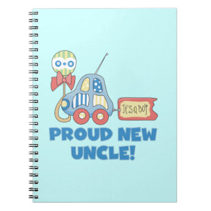 Carnet Fière nouvelle voiture oncle C'est un garçon cadea