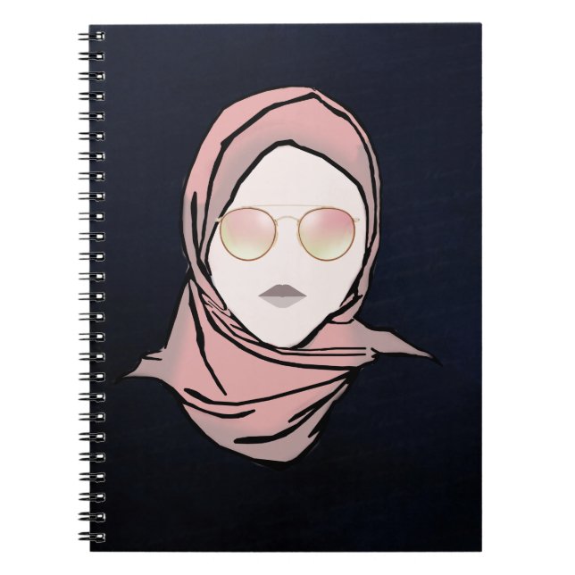 Carnet Fierté du hijab | Illustration de l'arrière - plan (Devant)