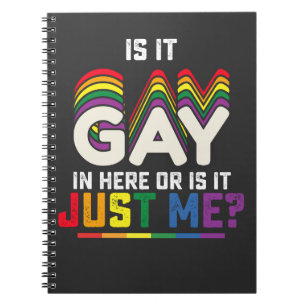 Carnet Fierté LGBT Est-ce gay ici ou est-ce juste moi