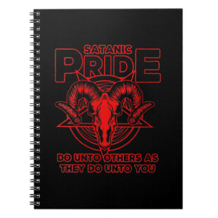 Carnet Fierté satanique Satanisme Pagan Goat Satan