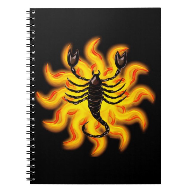 Carnet Fiery Scorpio (Devant)