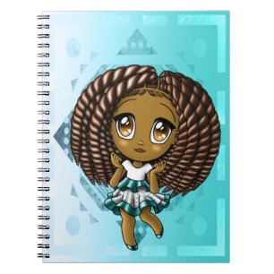 Carnet Fille afro-américaine