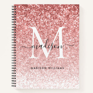 Carnet Fille Blush Parties scintillant rose Étincelle Chi