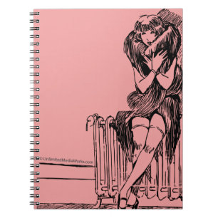 Carnet Fille brouillée chaude