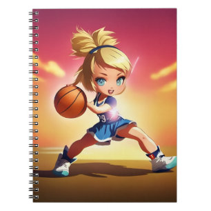 Carnet Fille de basket-ball