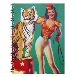 Carnet Fille de Pin- d'entraîneur de tigre