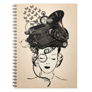 Carnet Fille de Steampunk