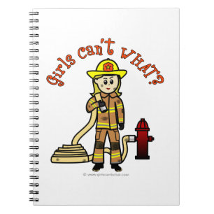 Carnet Fille des pompiers de Blonde