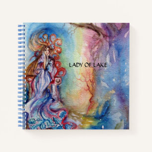 Carnet FILLE DU LAC Arthurian Légende Aquarelle