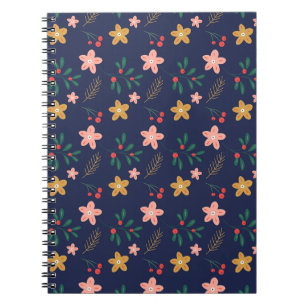 Carnet Fille Fleur Art Nouveau Design Floral Aesthétique 