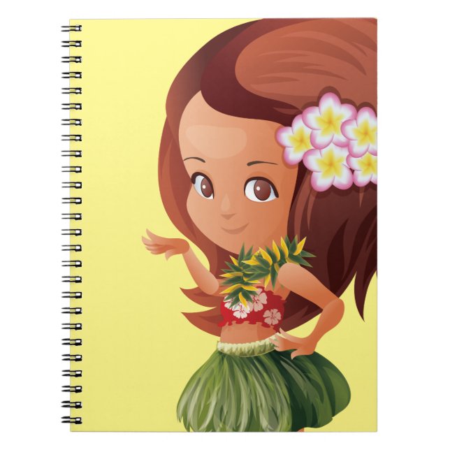 Carnet fille Hula (Devant)