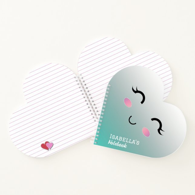 Carnet fille Kawaii (Intérieur)