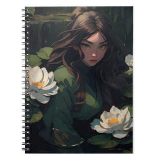 Carnet fille Lily de l'eau