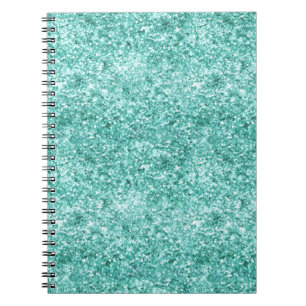 Carnet Fille Parties scintillant de menthe Confetti