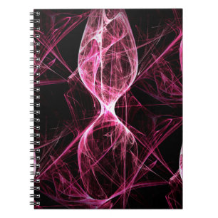 Carnet Fille Punk Rock Rose Energy Waves