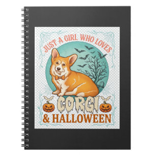 Carnet Fille qui aime les citrouilles d'Halloween et les