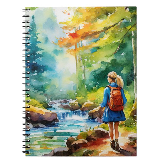 Carnet Fille randonnée (Devant)