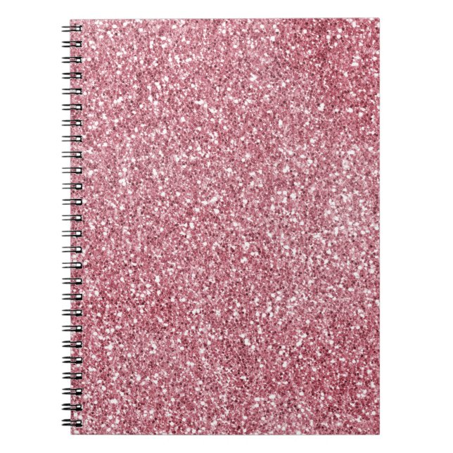 Carnet Fille rose Parties scintillant étincelante (Devant)