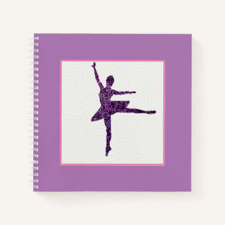 Carnet Filles Ballet Dancer Pastel Personnalisé