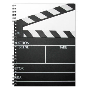 Carnet Film de clapet d'ardoise de film de bardeau